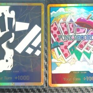 Onepiece Trading Cards - Black, White, Pink, Green, Gold